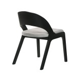 Cortina Polly Black Dining Chair - Back Angle