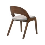 Cortina Polly Walnut Dining Chair - Back Angle