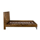 Cusco Acacia King Bed - Side Without Cushion