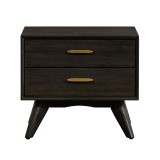 Loft 3 Piece Acacia Nightstands - Front