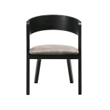 Laredo Jackie Black Dining Chair - Front