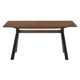 Laredo Rowan Walnut Dining Table - Front