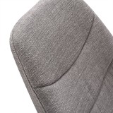 Modena Mid-Century Walnut Wood - Seat Back Close-Up