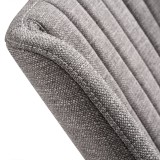 Wade Mid-Century Walnut Wood - Dining Chair Seat Back Close-Up