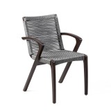 Oasis and Brielle Dark Dining Chair