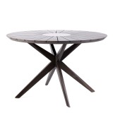 Oasis and Brielle Dark Dining Table