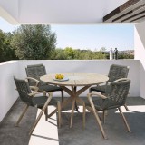 Oasis and Brielle Dark Dining Chair - Lifestyle