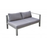Cliff Outdoor Patio Aluminum Sectional - Angled View
