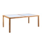 Sienna and Madsen Acacia Wood Dining Table
