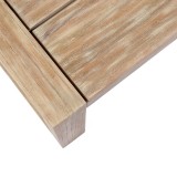 Paradise Coffee Table with Dark Finish - Edge Close-Up