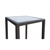 Tropez Outdoor Patio Table - Close-Up