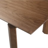 Parker Mid-Century Walnut Wood - Dining Table Edge