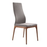 Parker Mid-Century Walnut Wood - Dining Chair Angled