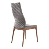 Parker Mid-Century Walnut Wood - Dining Chair Back Angle