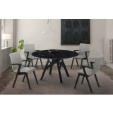 Venus Varde 5 Piece Black Dining Set