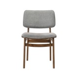 Venus Lima Walnut Dining Chair - Front
