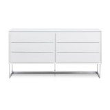 Skylar Buffet High Gloss White - Front