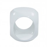 Slick Accent Table - White