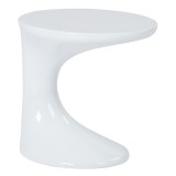 Slick Accent Table - White