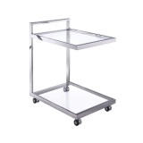 Sandra Side Table/Bar Cart - Angle