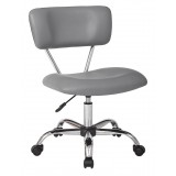 Vista Task Office Chair - Grey Faux