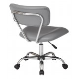 Vista Task Office Chair - Grey Faux