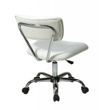 Vista Task Office Chair - White Vinyl