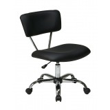 Vista Task Office Chair - Black Faux