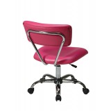 Vista Task Office Chair - Pink Vinyl