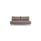 Supremax D.E.L. With Classic Medium Gray Fabric and Chrome Legs - Front