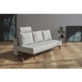 Supremax Quilt Deluxe Sofa In Dark Wood Legs - Angled