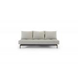Supremax Quilt Deluxe Sofa In Dark Wood Legs - Front