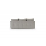 Supremax Quilt Deluxe Sofa In Dark Wood Legs - Back