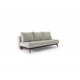 Supremax Quilt Deluxe Sofa In Dark Wood Legs - Angled