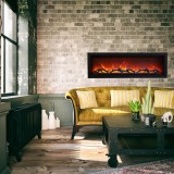 Amantii 50" Basic Clean-face Electric Built-in With Glass With Black Steel Surround - Lifestyle