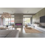 Amantii 50" Basic Clean-face Electric Built-in With Glass With Black Steel Surround - Lifestyle 2