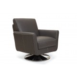 Syria Swivel Chair Dark Grey
