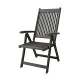 Malibu Outdoor Wood Patio Dining Chair - White bG