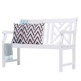 Bradley Outdoor Wood Patio 4-foot Bench