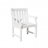 Bradley Outdoor  Wood Patio Dining Chair