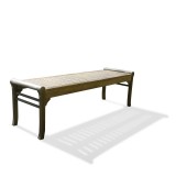 Renaissance Eco-friendly 5-foot Backless Outdoor Hand-scraped Hardwood Garden Bench