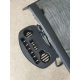 Zero Gravity Recliner/Lounger with Cup Holder - Grey - Coffee cup Holder
