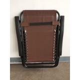 Zero Gravity Recliner/Lounger with Cup Holder - Brown - Folded