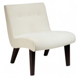 Curves Valencia Accent Chair - Oyster Velvet