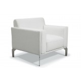 Vania Chair In Leather White
