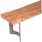 Bent Bench Large Smoked - Edge Angle