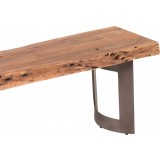 Bent Bench Large Smoked - Back Edge