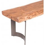 Bent Bench Large Smoked - Edge Angle