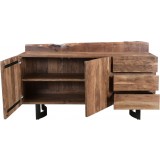 Bent Sideboard Smoked - Front