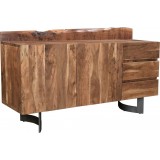 Bent Sideboard Smoked - Angled